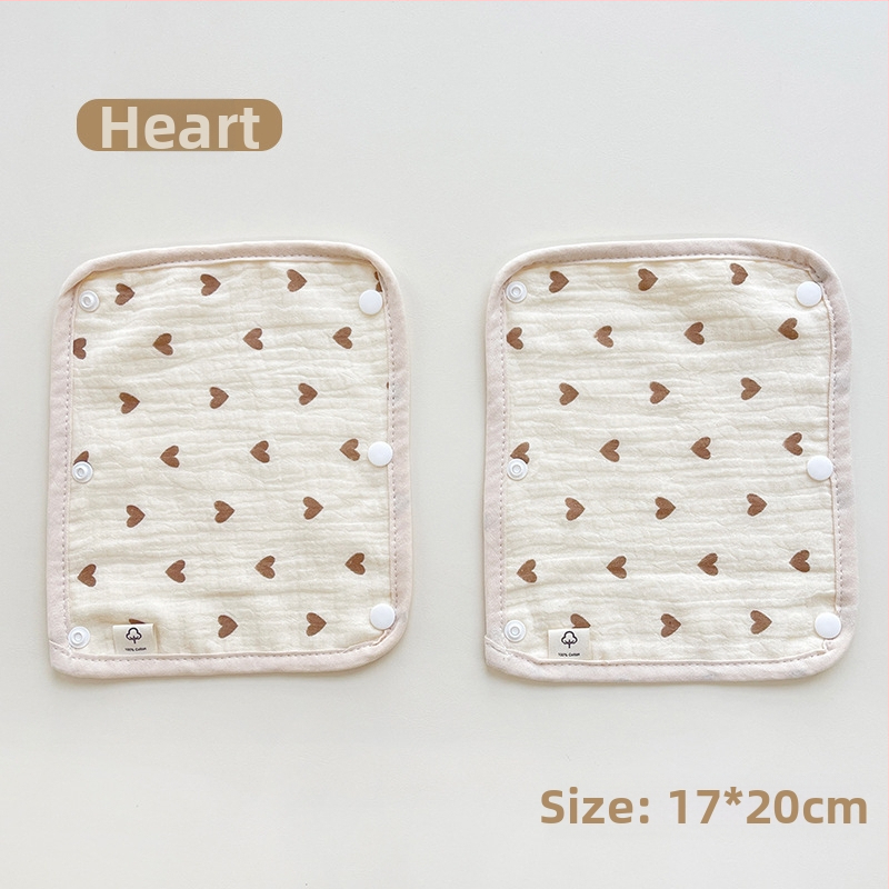 Bērnu ratiņu siekalu dvielis, trīsdaļīgs ratiņu cimds, kokvilnas marles siksna, siekalu dvielis ratiņu pretkodienu plecu spilventiņš