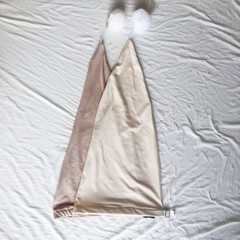 Amazoni uus meeste pikk müts naistele valge karvapalliga öömütsiga, reguleeritava ümbermõõduga mütsi, mida saab kasutada nii lapsevanema kui ka lapse jaoks.