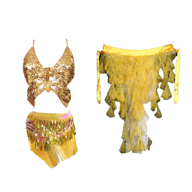 Δημοφιλές Πεταλούδα Κορυφή Έξυπνη Τζαζ Χορός Σκηνή Παράσταση Στολή Kpop Κορίτσι Ομάδα Στολή Καυτή Κορίτσι Glitter Κοστούμι