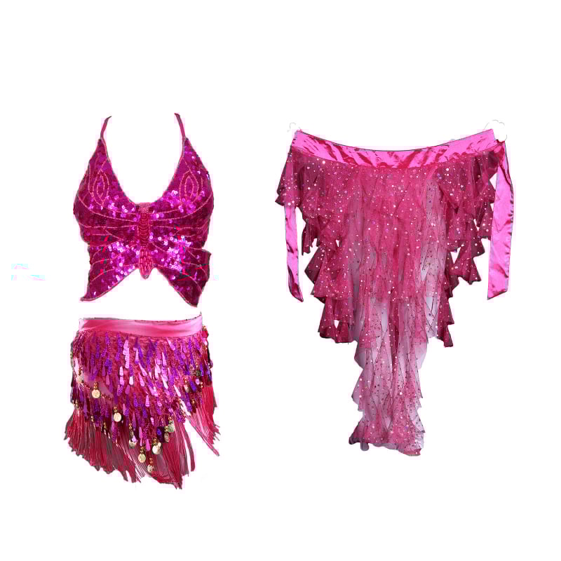 Δημοφιλές Πεταλούδα Κορυφή Έξυπνη Τζαζ Χορός Σκηνή Παράσταση Στολή Kpop Κορίτσι Ομάδα Στολή Καυτή Κορίτσι Glitter Κοστούμι