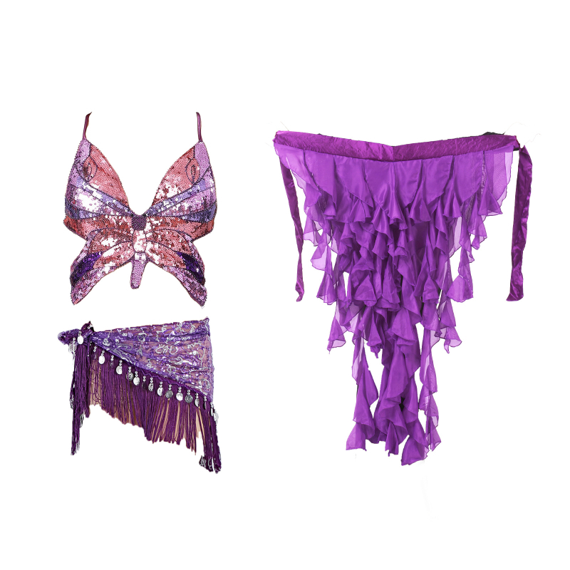 Δημοφιλές Πεταλούδα Κορυφή Έξυπνη Τζαζ Χορός Σκηνή Παράσταση Στολή Kpop Κορίτσι Ομάδα Στολή Καυτή Κορίτσι Glitter Κοστούμι