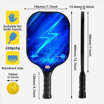 Ракета от фибростъкло Peak, костюм за пикбол, директно от фабриката, леко тегло