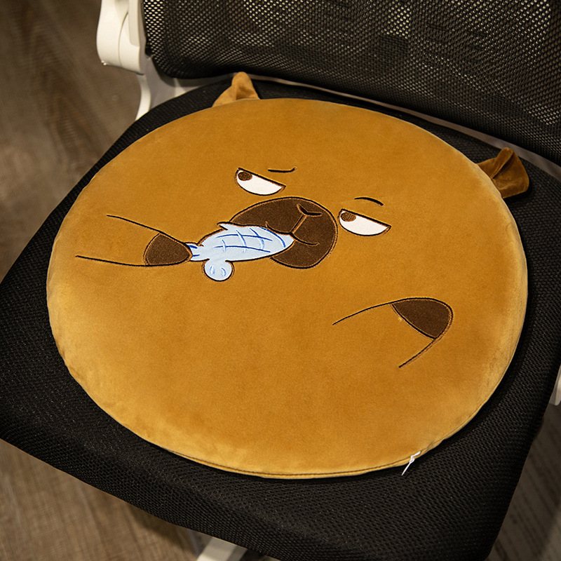 Ragdoll chaki spalvos delfino kaklo pagalvė pliušinis žaislas junbala serijos rankų šildytuvas interneto įžymybių pagalvėlė pagalvėlė namams