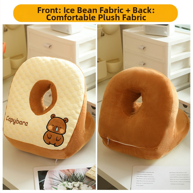 Ragdoll chaki spalvos delfino kaklo pagalvė pliušinis žaislas junbala serijos rankų šildytuvas interneto įžymybių pagalvėlė pagalvėlė namams