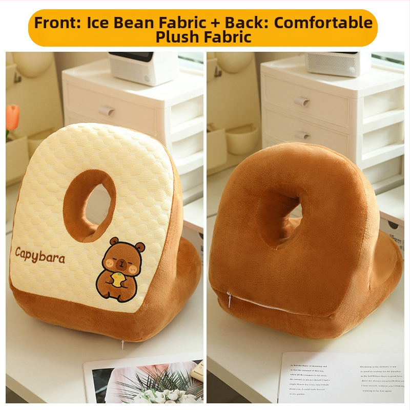 Ragdoll chaki spalvos delfino kaklo pagalvė pliušinis žaislas junbala serijos rankų šildytuvas interneto įžymybių pagalvėlė pagalvėlė namams