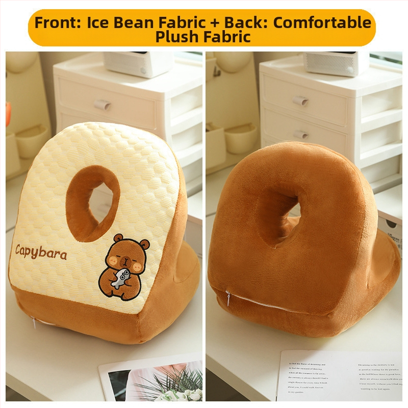 Ragdoll chaki spalvos delfino kaklo pagalvė pliušinis žaislas junbala serijos rankų šildytuvas interneto įžymybių pagalvėlė pagalvėlė namams