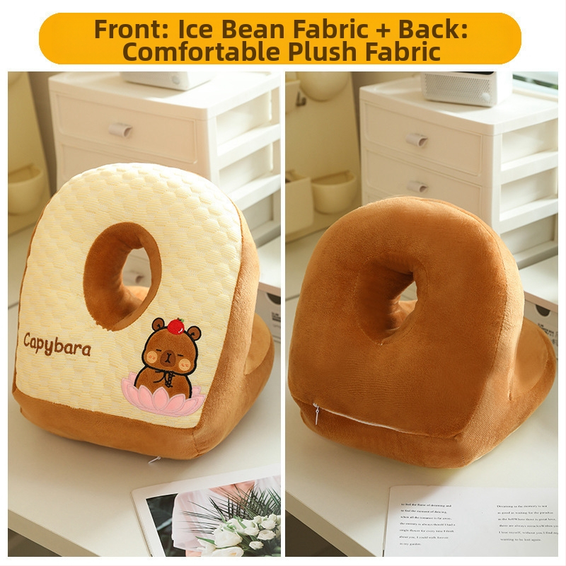 Ragdoll chaki spalvos delfino kaklo pagalvė pliušinis žaislas junbala serijos rankų šildytuvas interneto įžymybių pagalvėlė pagalvėlė namams