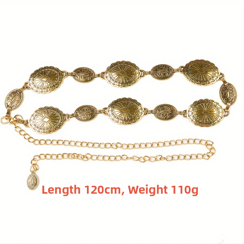 Modes retro metāla vidukļa ķēde sievietēm, augstas klases dekoratīvs aksesuārs svārkiem, daudzpusīga tauriņa vidukļa virve, etniskā stila Eiropas un Amerikas josta