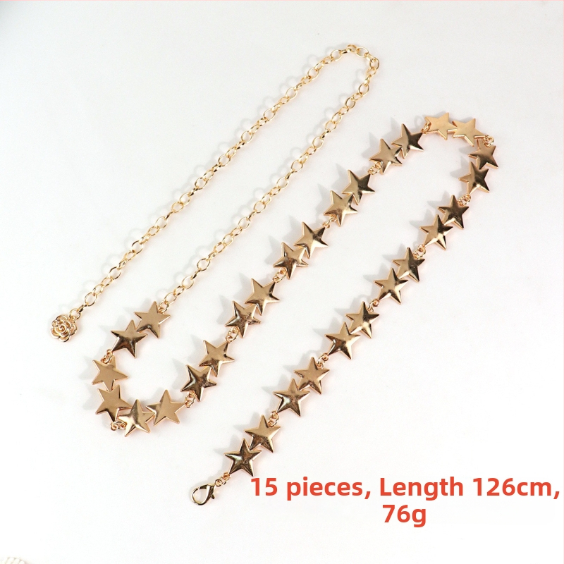 Modes retro metāla vidukļa ķēde sievietēm, augstas klases dekoratīvs aksesuārs svārkiem, daudzpusīga tauriņa vidukļa virve, etniskā stila Eiropas un Amerikas josta