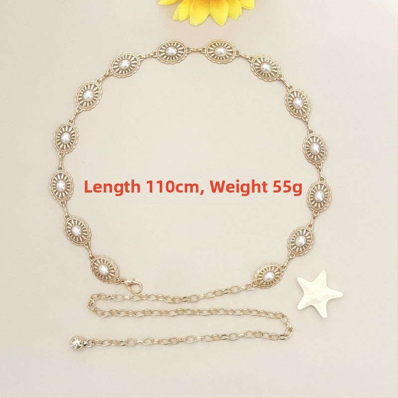 Modes retro metāla vidukļa ķēde sievietēm, augstas klases dekoratīvs aksesuārs svārkiem, daudzpusīga tauriņa vidukļa virve, etniskā stila Eiropas un Amerikas josta