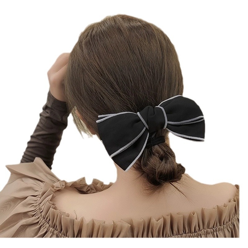 Kaspino formos plaukų segtukas, naujas juodas audinio galvos apdangalas, spyruoklinis segtukas, prancūziškas, aukštos klasės galvos segtukas, papuošalų segtukas, plaukų segtukas