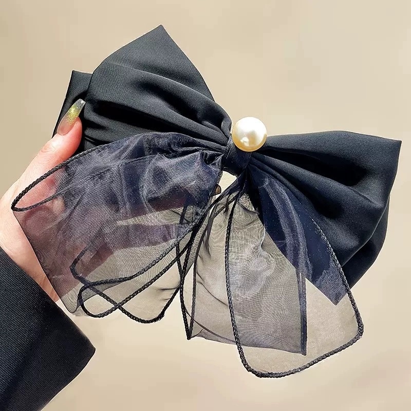 Kaspino formos plaukų segtukas, naujas juodas audinio galvos apdangalas, spyruoklinis segtukas, prancūziškas, aukštos klasės galvos segtukas, papuošalų segtukas, plaukų segtukas