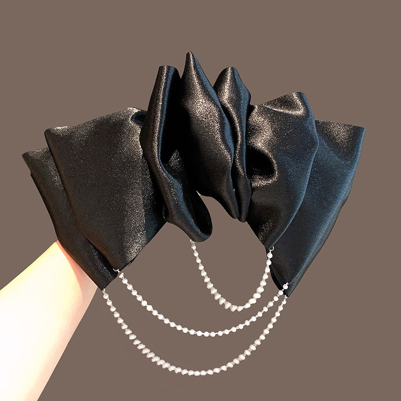 Kaspino formos plaukų segtukas, naujas juodas audinio galvos apdangalas, spyruoklinis segtukas, prancūziškas, aukštos klasės galvos segtukas, papuošalų segtukas, plaukų segtukas