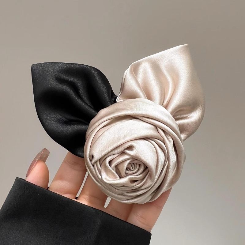 Kaspino formos plaukų segtukas, naujas juodas audinio galvos apdangalas, spyruoklinis segtukas, prancūziškas, aukštos klasės galvos segtukas, papuošalų segtukas, plaukų segtukas