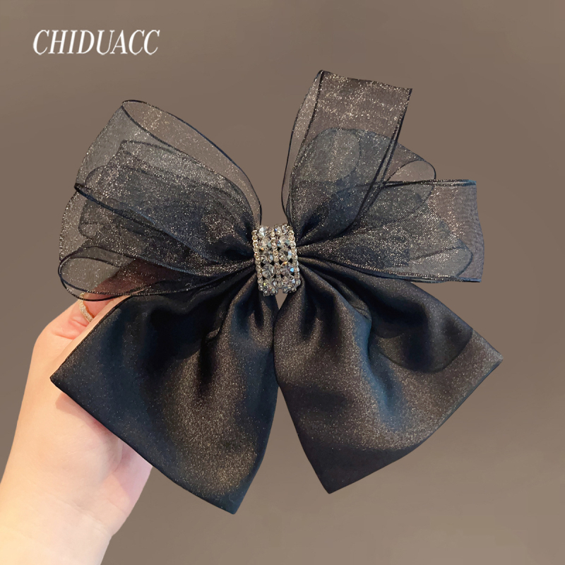 Kaspino formos plaukų segtukas, naujas juodas audinio galvos apdangalas, spyruoklinis segtukas, prancūziškas, aukštos klasės galvos segtukas, papuošalų segtukas, plaukų segtukas