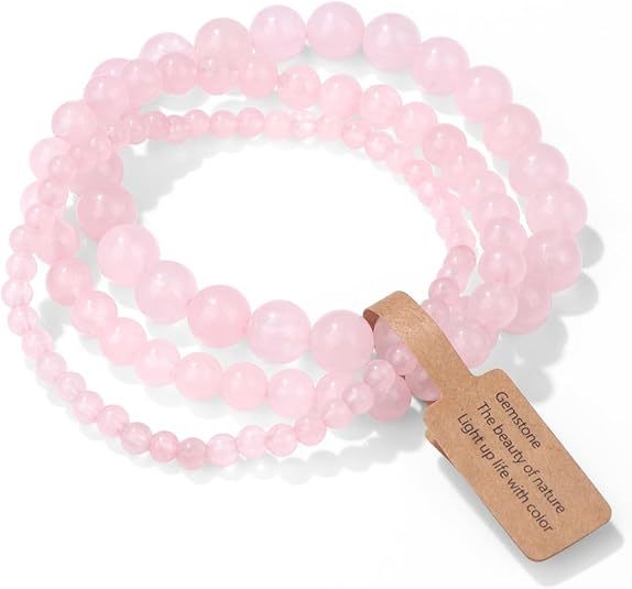 Užsienio prekyba, tarpvalstybinės Europos ir Amerikos natūralaus akmens viduramžių apyrankės, nišinės retro egzotiškos nacionalinio stiliaus apyrankės, elastinės apyrankės, 3 dalių rinkinys