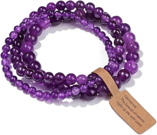 Užsienio prekyba, tarpvalstybinės Europos ir Amerikos natūralaus akmens viduramžių apyrankės, nišinės retro egzotiškos nacionalinio stiliaus apyrankės, elastinės apyrankės, 3 dalių rinkinys