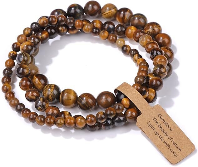 Užsienio prekyba, tarpvalstybinės Europos ir Amerikos natūralaus akmens viduramžių apyrankės, nišinės retro egzotiškos nacionalinio stiliaus apyrankės, elastinės apyrankės, 3 dalių rinkinys