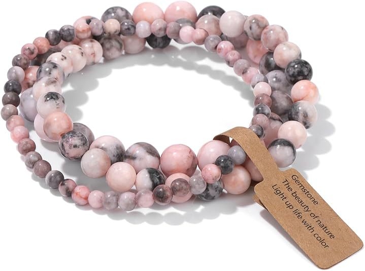 Užsienio prekyba, tarpvalstybinės Europos ir Amerikos natūralaus akmens viduramžių apyrankės, nišinės retro egzotiškos nacionalinio stiliaus apyrankės, elastinės apyrankės, 3 dalių rinkinys