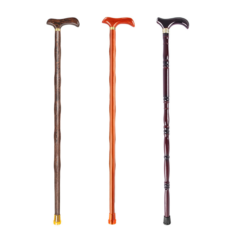 Патерици за възрастни хора, Неплъзгащи се, Леки, от масивна дървесина, Патерици против падане за възрастни хора, Специални четирикраки патерици с електрическо подпомагане за жени