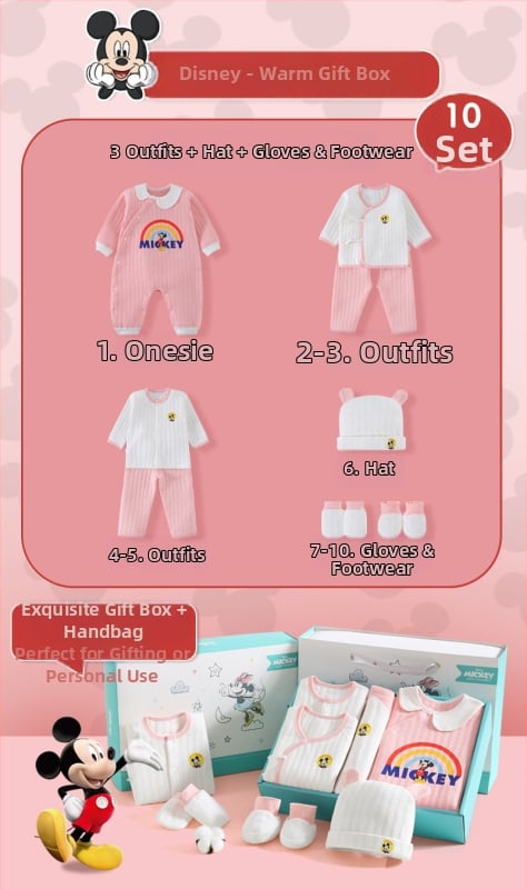 Dāvanu kaste mazulim Jaundzimušā apģērbs Ziemas kokvilnas apģērba komplekts Mazuļa dzimšanas tikšanās dāvana Jaundzimušā pilnmēness dāvana