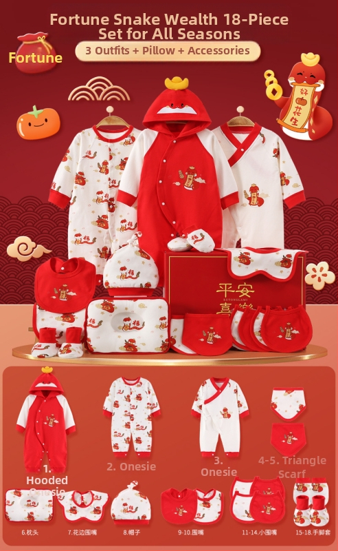 Dāvanu kaste mazulim Jaundzimušā apģērbs Ziemas kokvilnas apģērba komplekts Mazuļa dzimšanas tikšanās dāvana Jaundzimušā pilnmēness dāvana