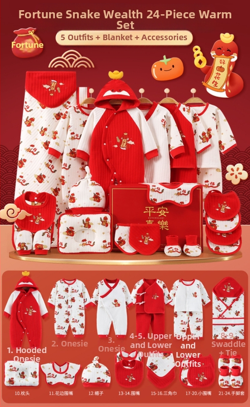 Dāvanu kaste mazulim Jaundzimušā apģērbs Ziemas kokvilnas apģērba komplekts Mazuļa dzimšanas tikšanās dāvana Jaundzimušā pilnmēness dāvana