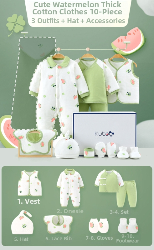 Dāvanu kaste mazulim Jaundzimušā apģērbs Ziemas kokvilnas apģērba komplekts Mazuļa dzimšanas tikšanās dāvana Jaundzimušā pilnmēness dāvana