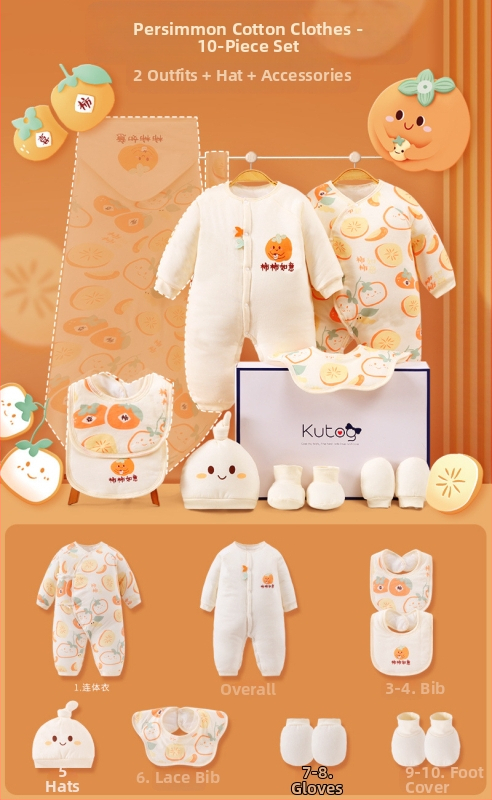 Dāvanu kaste mazulim Jaundzimušā apģērbs Ziemas kokvilnas apģērba komplekts Mazuļa dzimšanas tikšanās dāvana Jaundzimušā pilnmēness dāvana