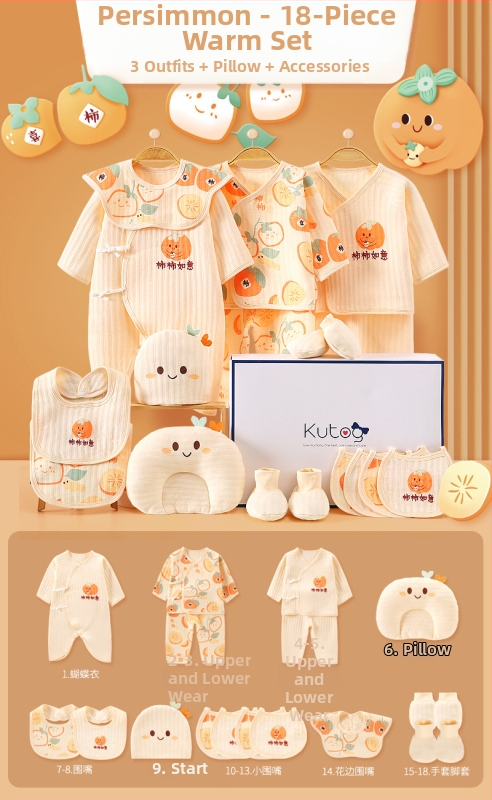 Dāvanu kaste mazulim Jaundzimušā apģērbs Ziemas kokvilnas apģērba komplekts Mazuļa dzimšanas tikšanās dāvana Jaundzimušā pilnmēness dāvana