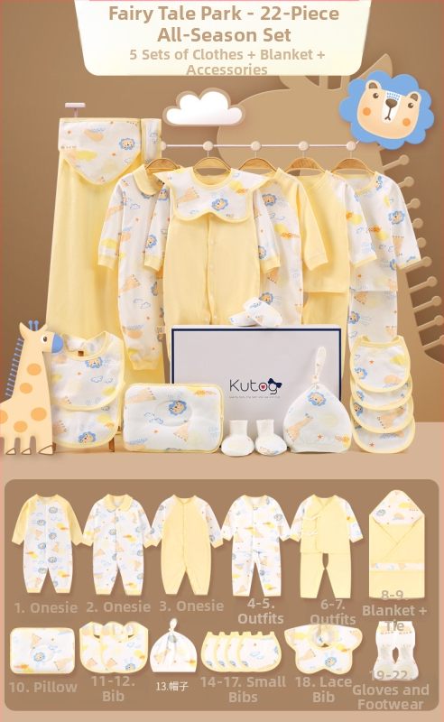 Dāvanu kaste mazulim Jaundzimušā apģērbs Ziemas kokvilnas apģērba komplekts Mazuļa dzimšanas tikšanās dāvana Jaundzimušā pilnmēness dāvana