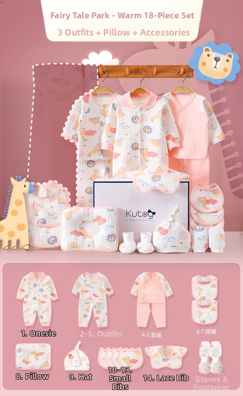 Dāvanu kaste mazulim Jaundzimušā apģērbs Ziemas kokvilnas apģērba komplekts Mazuļa dzimšanas tikšanās dāvana Jaundzimušā pilnmēness dāvana