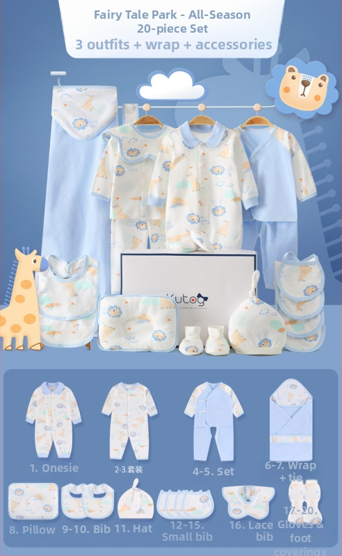 Dāvanu kaste mazulim Jaundzimušā apģērbs Ziemas kokvilnas apģērba komplekts Mazuļa dzimšanas tikšanās dāvana Jaundzimušā pilnmēness dāvana