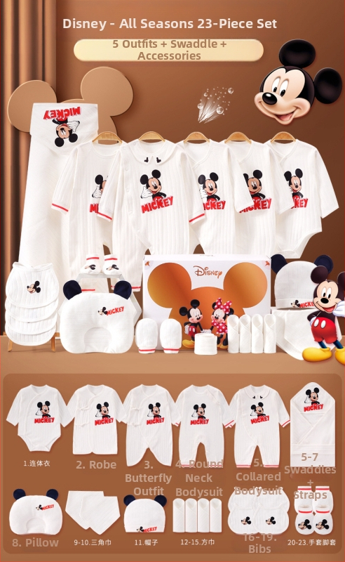 Dāvanu kaste mazulim Jaundzimušā apģērbs Ziemas kokvilnas apģērba komplekts Mazuļa dzimšanas tikšanās dāvana Jaundzimušā pilnmēness dāvana