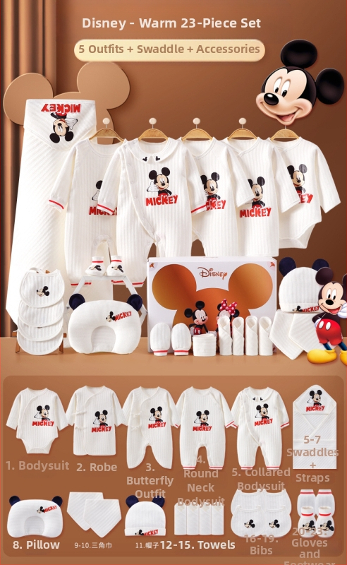 Dāvanu kaste mazulim Jaundzimušā apģērbs Ziemas kokvilnas apģērba komplekts Mazuļa dzimšanas tikšanās dāvana Jaundzimušā pilnmēness dāvana