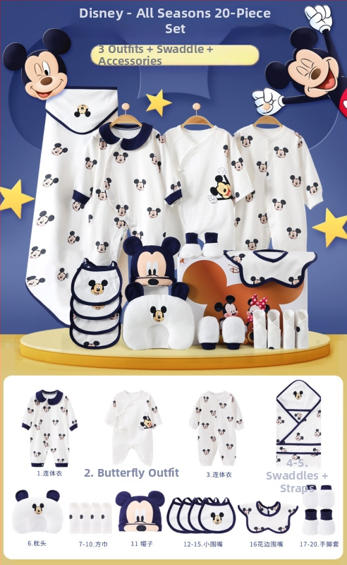 Dāvanu kaste mazulim Jaundzimušā apģērbs Ziemas kokvilnas apģērba komplekts Mazuļa dzimšanas tikšanās dāvana Jaundzimušā pilnmēness dāvana