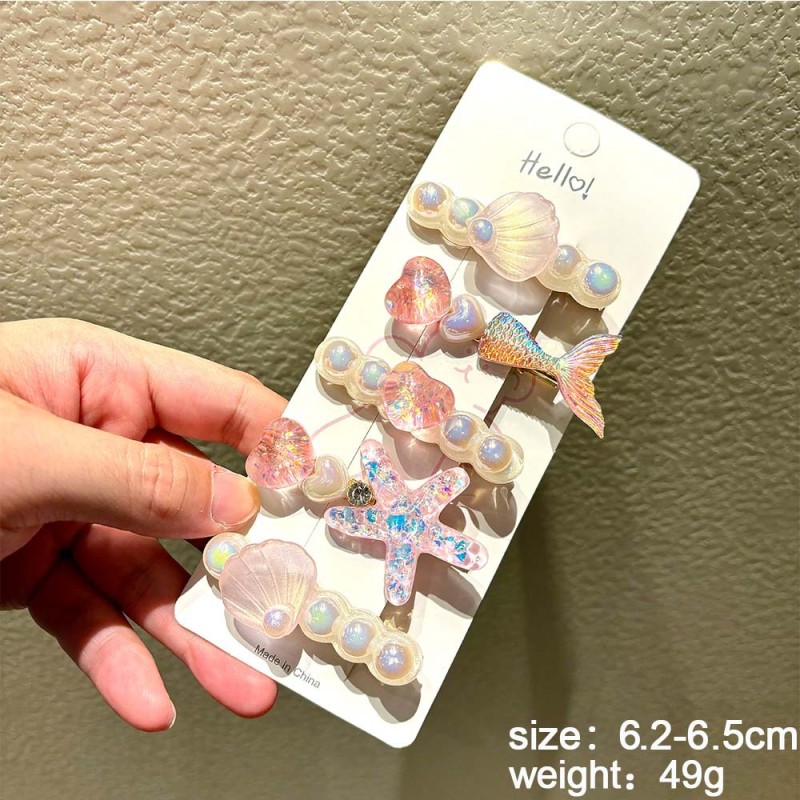 Υπερόμορφη και ευέλικτη φουρκέτα με κέλυφος αστερία, χαριτωμένο κλιπ μαλλιών, κλιπ για φράντζα στο μέτωπο, πλαϊνό κλιπ, αξεσουάρ μαλλιών για φουρκέτα δίπλα στη θάλασσα