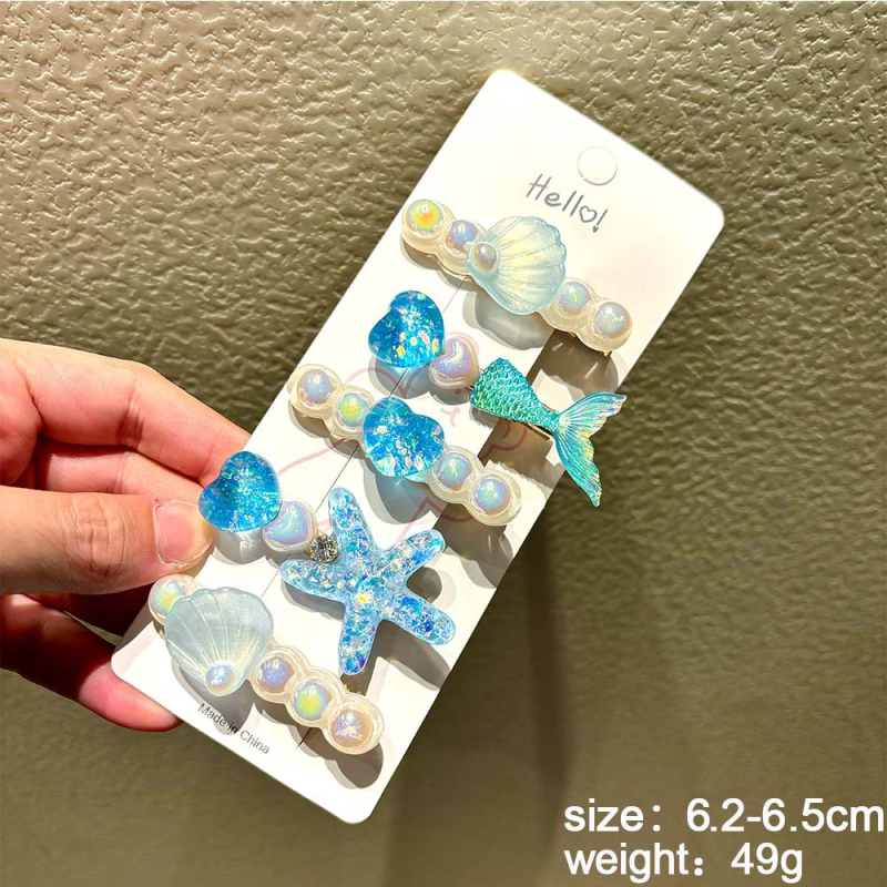 Υπερόμορφη και ευέλικτη φουρκέτα με κέλυφος αστερία, χαριτωμένο κλιπ μαλλιών, κλιπ για φράντζα στο μέτωπο, πλαϊνό κλιπ, αξεσουάρ μαλλιών για φουρκέτα δίπλα στη θάλασσα