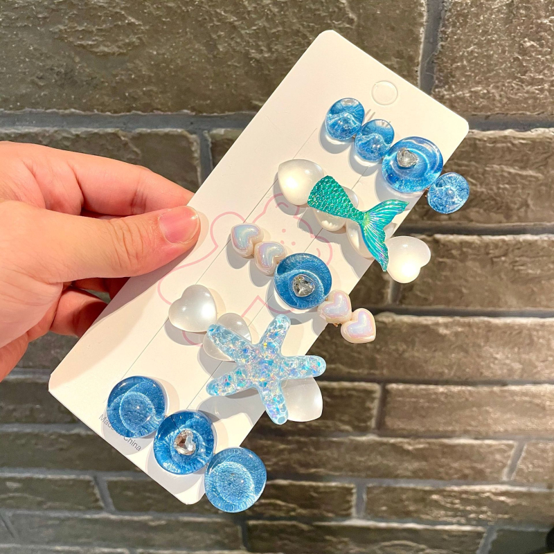 Υπερόμορφη και ευέλικτη φουρκέτα με κέλυφος αστερία, χαριτωμένο κλιπ μαλλιών, κλιπ για φράντζα στο μέτωπο, πλαϊνό κλιπ, αξεσουάρ μαλλιών για φουρκέτα δίπλα στη θάλασσα