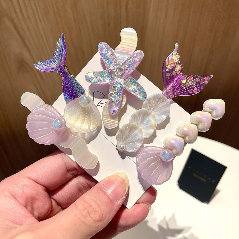 Υπερόμορφη και ευέλικτη φουρκέτα με κέλυφος αστερία, χαριτωμένο κλιπ μαλλιών, κλιπ για φράντζα στο μέτωπο, πλαϊνό κλιπ, αξεσουάρ μαλλιών για φουρκέτα δίπλα στη θάλασσα