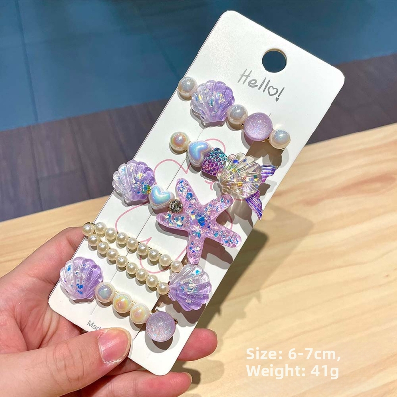 Υπερόμορφη και ευέλικτη φουρκέτα με κέλυφος αστερία, χαριτωμένο κλιπ μαλλιών, κλιπ για φράντζα στο μέτωπο, πλαϊνό κλιπ, αξεσουάρ μαλλιών για φουρκέτα δίπλα στη θάλασσα