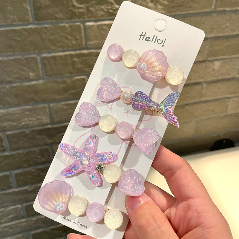 Υπερόμορφη και ευέλικτη φουρκέτα με κέλυφος αστερία, χαριτωμένο κλιπ μαλλιών, κλιπ για φράντζα στο μέτωπο, πλαϊνό κλιπ, αξεσουάρ μαλλιών για φουρκέτα δίπλα στη θάλασσα