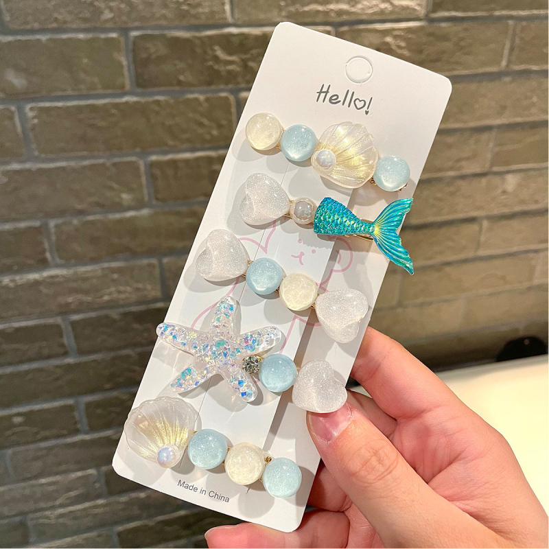 Υπερόμορφη και ευέλικτη φουρκέτα με κέλυφος αστερία, χαριτωμένο κλιπ μαλλιών, κλιπ για φράντζα στο μέτωπο, πλαϊνό κλιπ, αξεσουάρ μαλλιών για φουρκέτα δίπλα στη θάλασσα