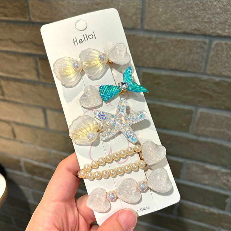 Υπερόμορφη και ευέλικτη φουρκέτα με κέλυφος αστερία, χαριτωμένο κλιπ μαλλιών, κλιπ για φράντζα στο μέτωπο, πλαϊνό κλιπ, αξεσουάρ μαλλιών για φουρκέτα δίπλα στη θάλασσα