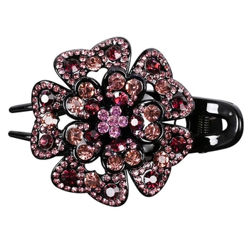 Korejska ukosnica za kosu za stražnju glavu, visokokvalitetna kopča s pačjim kljunom, kopča s cirkonima za temperament, srednja kopča za kosu, elegantni poklon za majku