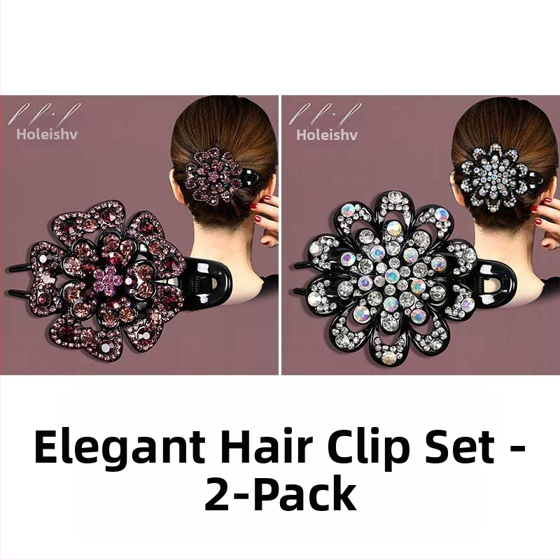 Korejska ukosnica za kosu za stražnju glavu, visokokvalitetna kopča s pačjim kljunom, kopča s cirkonima za temperament, srednja kopča za kosu, elegantni poklon za majku