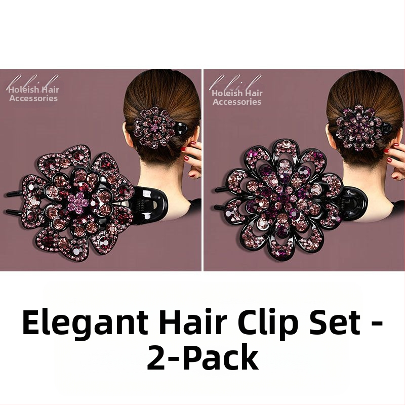 Korejska ukosnica za kosu za stražnju glavu, visokokvalitetna kopča s pačjim kljunom, kopča s cirkonima za temperament, srednja kopča za kosu, elegantni poklon za majku