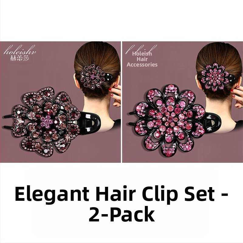 Korejska ukosnica za kosu za stražnju glavu, visokokvalitetna kopča s pačjim kljunom, kopča s cirkonima za temperament, srednja kopča za kosu, elegantni poklon za majku