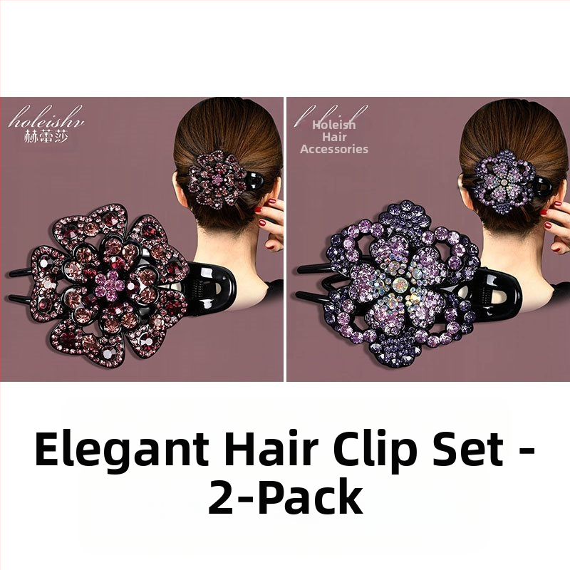 Korejska ukosnica za kosu za stražnju glavu, visokokvalitetna kopča s pačjim kljunom, kopča s cirkonima za temperament, srednja kopča za kosu, elegantni poklon za majku