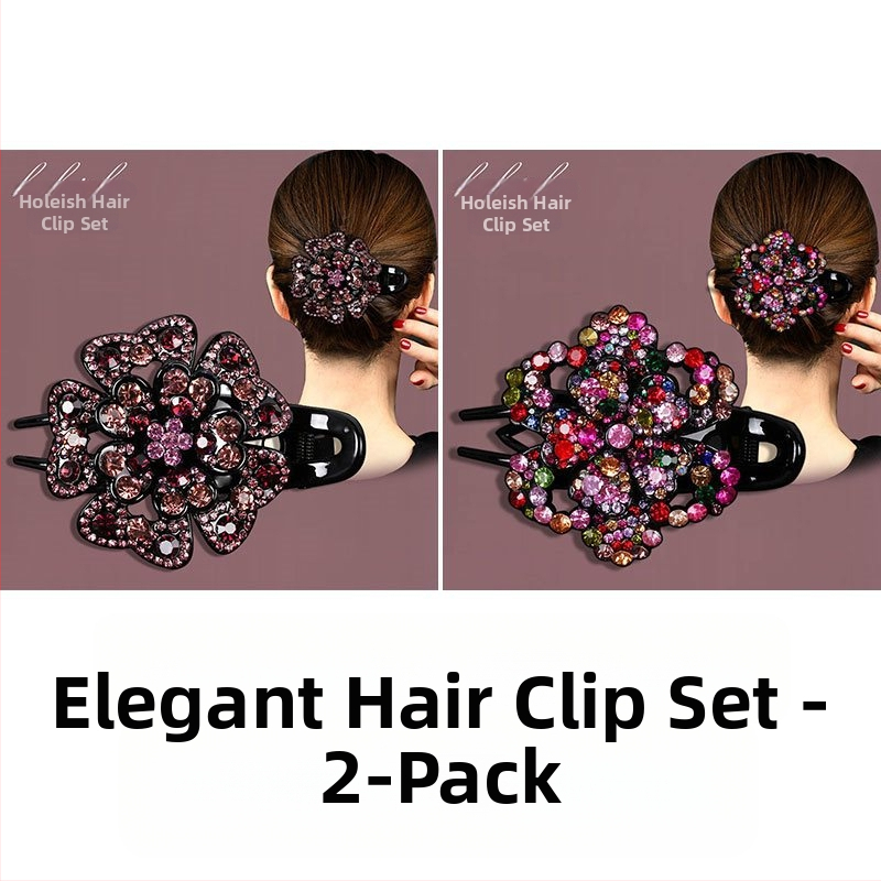 Korejska ukosnica za kosu za stražnju glavu, visokokvalitetna kopča s pačjim kljunom, kopča s cirkonima za temperament, srednja kopča za kosu, elegantni poklon za majku